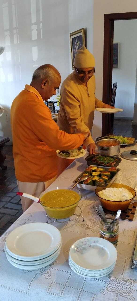 Visita dos Swamis Atmajnananda e Nirmalatmananda a Belo Horizonte - julho de 2022.