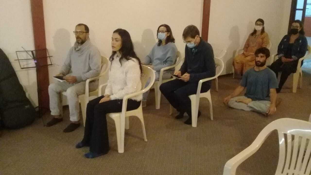 Visita dos Swamis Atmajnananda e Nirmalatmananda a Belo Horizonte - julho de 2022.